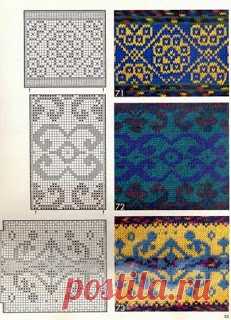 Вязание в стиле Fair isle :cнуды, шарфы,шапки...