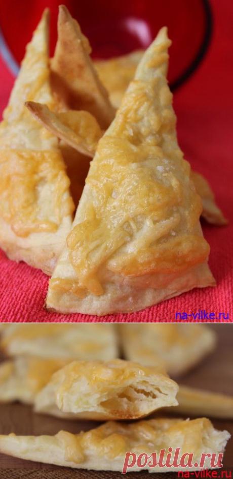 Картофельное слоеное печенье с сыром