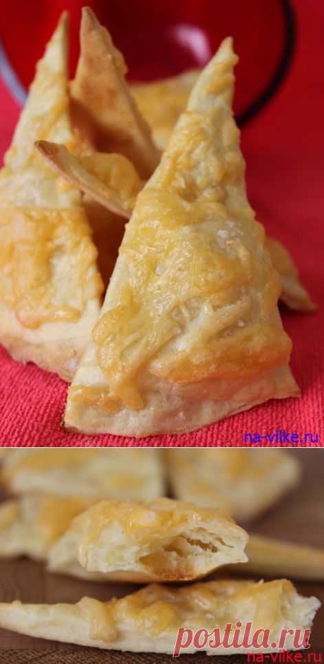 Картофельное слоеное печенье с сыром