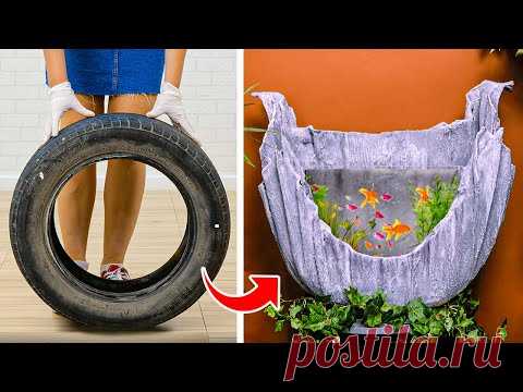 28 СВЕРХСЛОЖНЫХ ПОДЕЛОК ИЗ ЦЕМЕНТА|| УДИВИТЕЛЬНЫЙ ДОМАШНИЙ ДЕКОР