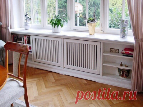 Самые разные красивые идеи, как спрятать батареи отопления — DIYIdeas