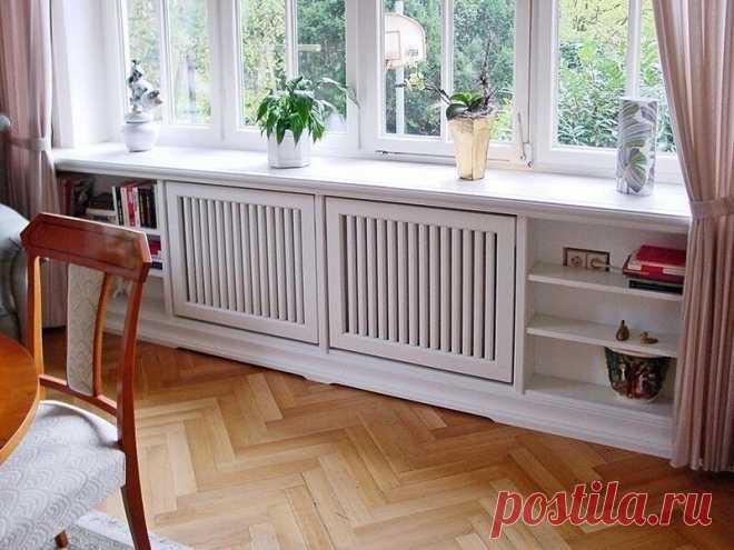 Самые разные красивые идеи, как спрятать батареи отопления — DIYIdeas