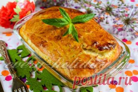 Пирог с рыбными консервами, рецепт с фото пошагово в духовке