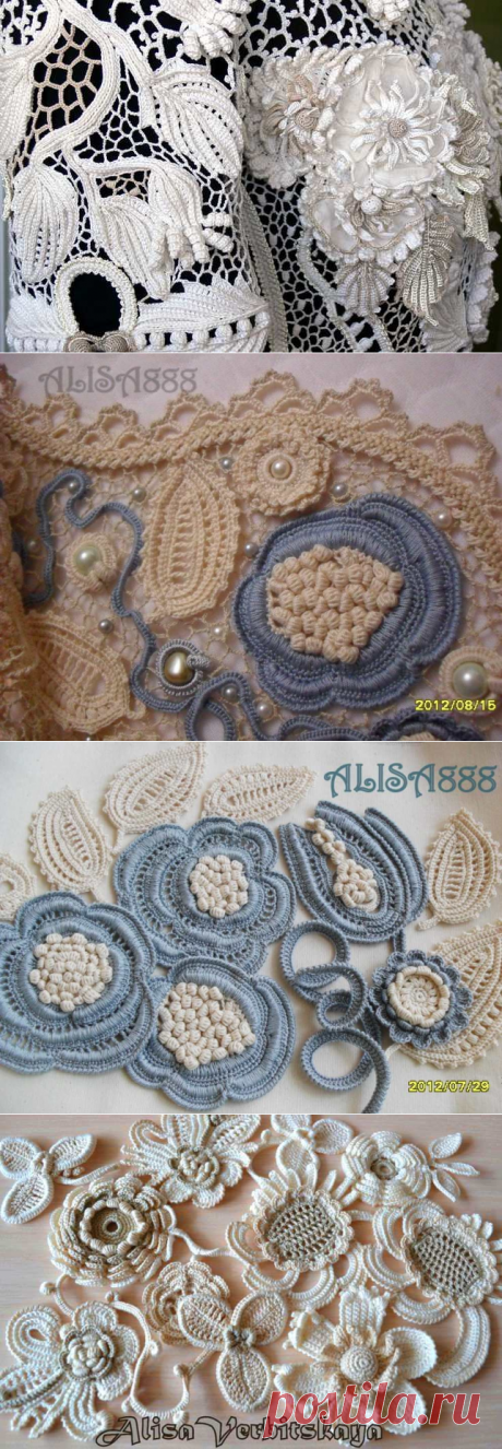 Сумка шебби-шик ♛ 12 схем ♛ вдохновлялки ♛ кружево от Alisa