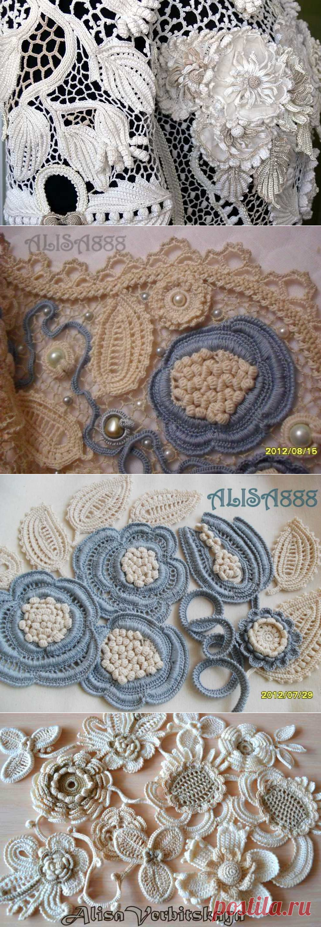 Сумка шебби-шик ♛ 12 схем ♛ вдохновлялки ♛ кружево от Alisa
