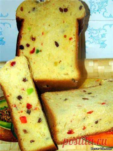 Пасхальный кулич "Параскина пасха" в хлебопечке - Пасхи - куличи - Десерты - Каталог десертов - Лучшие десерты в картинках