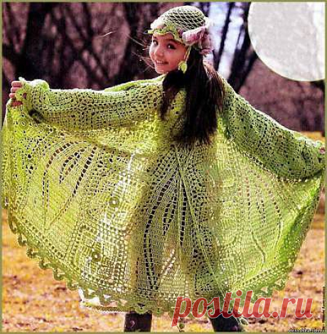 Комплект: пальто, сарафан и шапочка. Вязание для детей. - Вязание пальто и кардиганов для девочек - Вязание девочкам - Вязание для малышей - Вязание для детей. Вязание спицами, крючком для малышей