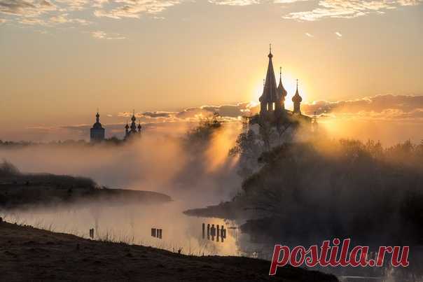 Рассвет в Дунилове. Снимала Татьяна Белякова: nat-geo.ru/community/user/47369 Доброе утро!