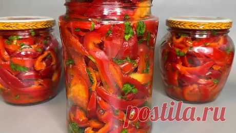 Вкусный перец по-корейски на зиму