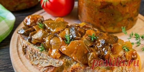 ГРИБЫ В ТОМАТЕ НА ЗИМУ