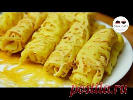 БЛИНЧИКИ по-новому! Обалденные кружевные блинчики  Openwork pancakes