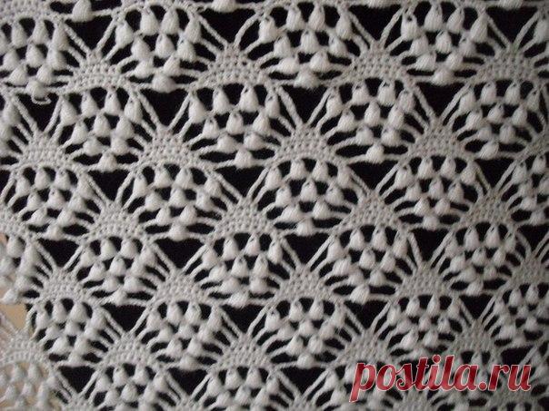 Интересная шаль крючком из категории Интересные идеи – Вязаные идеи, идеи для вязания