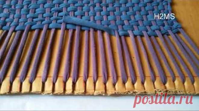 How to make simple doormat /rug at home,DIY Recycling ideas from old leggings ,kaise banaye door mat