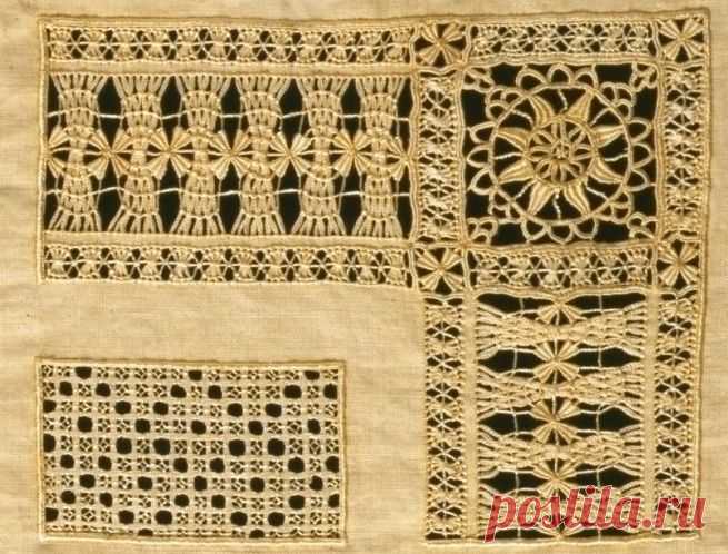 pulled thread embroidery | An Unhealthy Fascination – Drawn Thread Embroidery | Beth Dunn