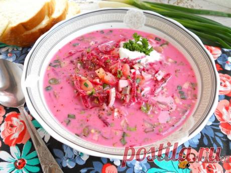 Холодный норвежский суп с селедкой.