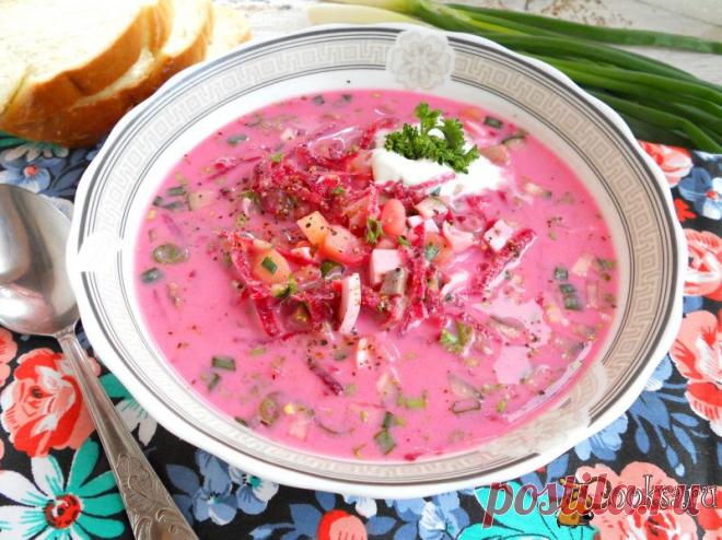 Холодный норвежский суп с селедкой.