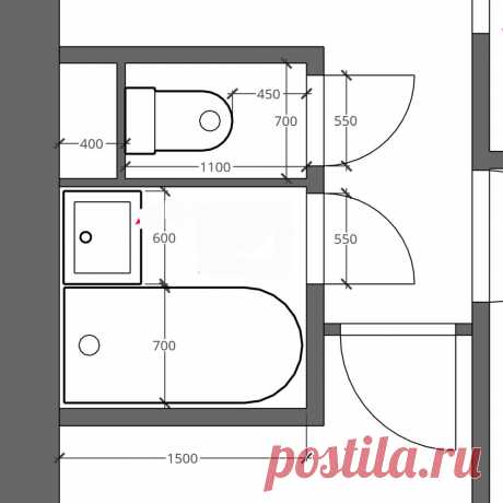 Преображение мини-ванной в "хрущевке" в современный интерьер без перепланировки. Даже из маленького помещения можно сделать место для отдыха | SMALLFLAT.RU | Дзен