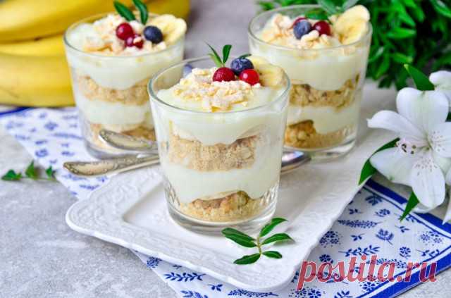 Банановый пудинг рецепт с фото пошагово и видео - 1000.menu