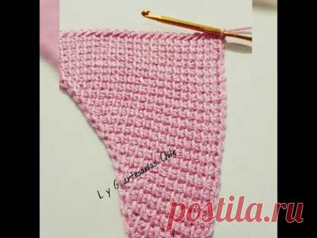 PUNTO TUNECINO EN FORMA TRIANGULAR IRREGULAR