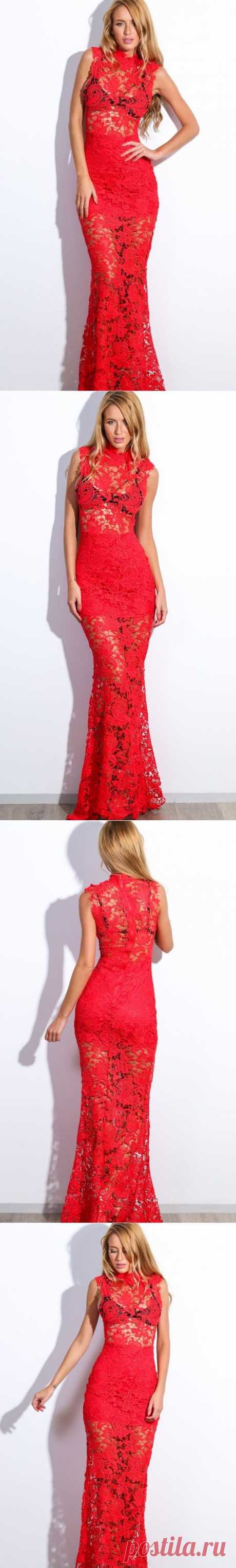 &quot;Red Carpet Ready&quot; Maxi Long Crochet Dress (3 colors available) – Glamzelle