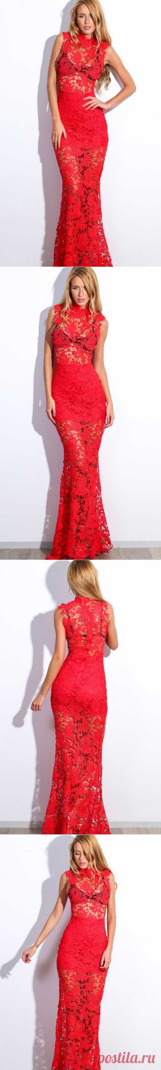 "Red Carpet Ready" Maxi Long Crochet Dress (3 colors available) – Glamzelle