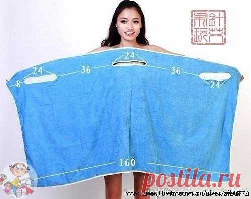 ​Пляжное полотенце Пляжное полотенцеПляжное полотенце это платье и подстилка два в одном.