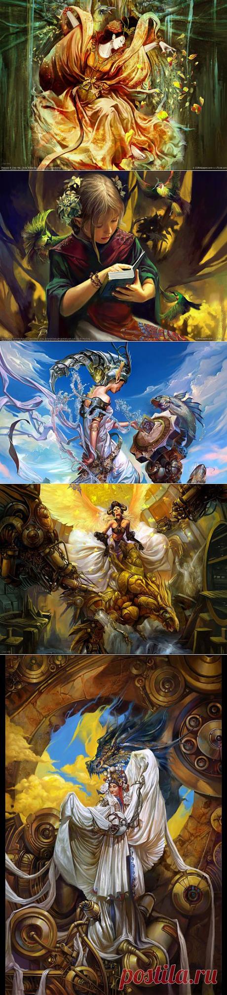 Fantasy Art by Chen Wei (80 работ) » Картины, художники, фотографы на Nevsepic