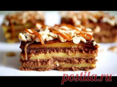 БЕЗ ДУХОВКИ. Торт. ШОКОЛАДНО-КАРАМЕЛЬНЫЙ ВКУС! - запись пользователя Sana (Оксана) в сообществе Болталка в категории Кулинария Ингредиенты:  450-500 грамм шоколадного печенья; 600 грамм молока; 4 желтка; 100 грамм сахара; 50 грамм сливочного масла; 50-60 грамм муки; 10 грамм ванильного сахара; 12 ст.л. сгущенного молока; 200 грамм арахиса.