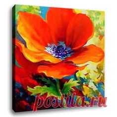 Easy Canvas christmas Painting Ideas | Flower Oil Painting (C0003) - China flower oil painting,oil painting