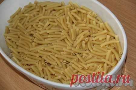 Запеканка из макарон с сосисками и сыром в духовке - 10 пошаговых фото в рецепте