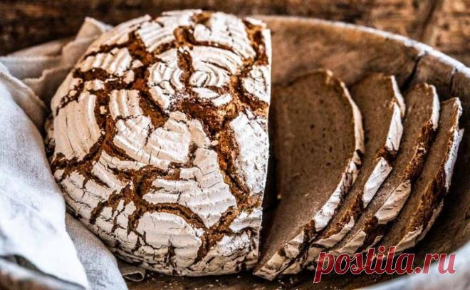 Простой рецепт Ржаного хлеба в духовке – без закваски!