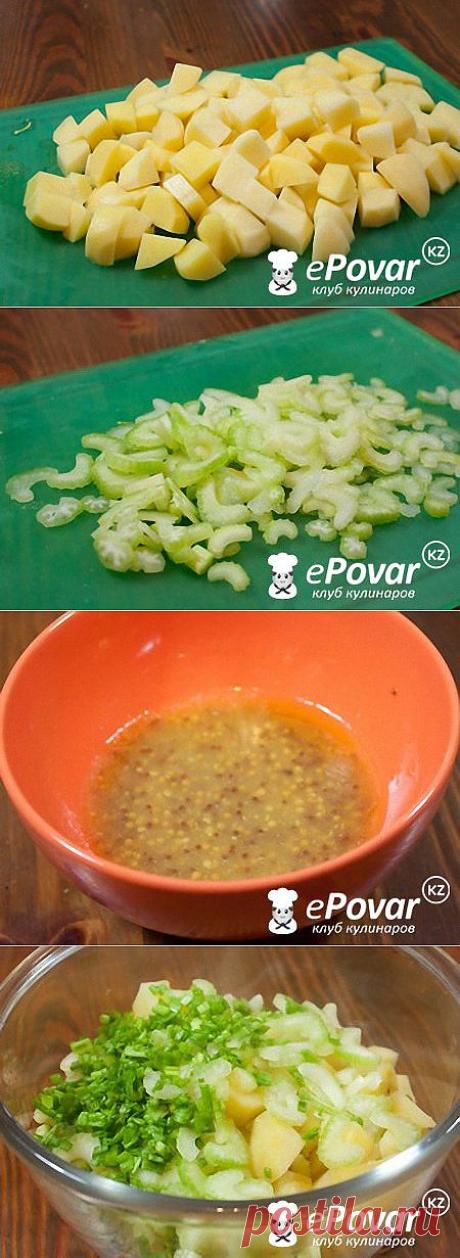 Картофельный салат с сельдереем — Рецепт приготовления с фото — Рецепты салатов, Овощные салаты