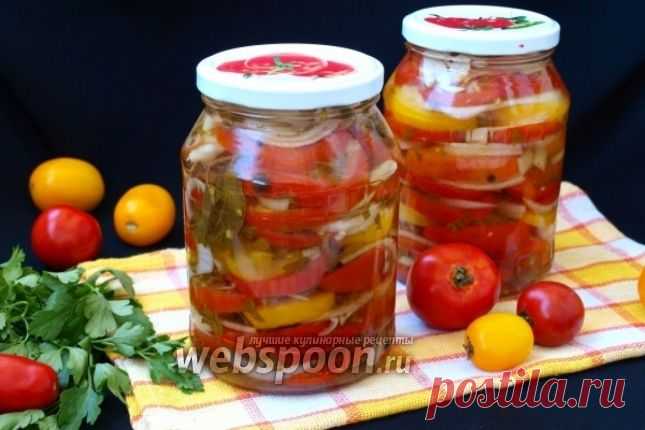 Салат из помидоров с луком на зиму рецепт с фото, как приготовить на Webspoon.ru