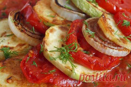 Овощная закуска с томатным соусом — Моя кухня