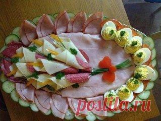 Украшение блюд к праздничному столу ●