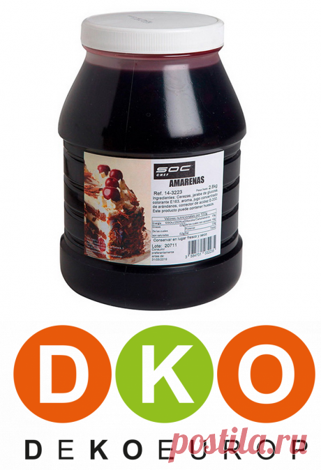 3L Amarenas en jarabe Soc Chef | Dekoeurop