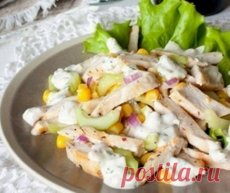 Легкий летний салат с курицей и кукурузой  / Историческая справка