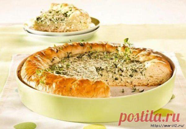 Вкусный пирог с начинкой..