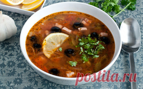 Насыщенная и вкусная солянка сборная мясная — Вкусные рецепты
