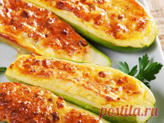 Запеченные кабачки с сыром