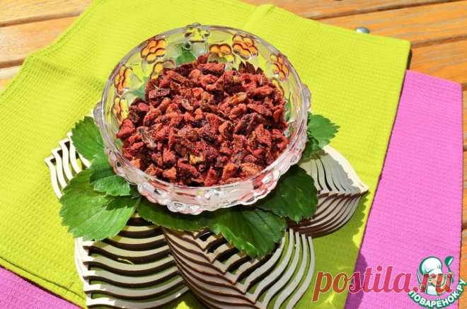Сушка клубники в чай Кулинарный рецепт