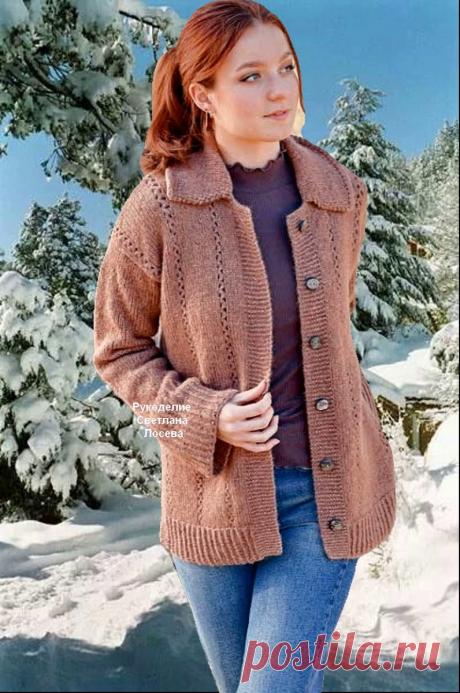 Утепляемся! Жакеты и кардиганы для зимних холодов | Рукоделие Светлана Лосева Вязание | Дзен
