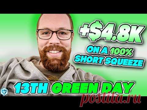 +$4.8k on a 100% Short Squeeze | Ross's Trasde Recap