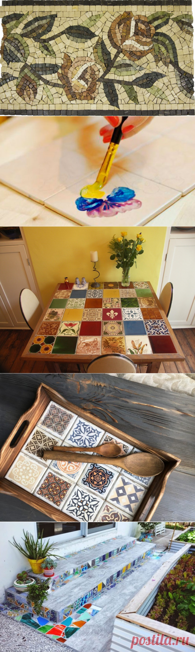 Как с пользой применить остатки облицовочной плитки - Building online