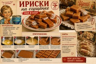 Ириски на сгущенке