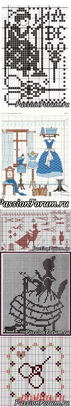 Схемы вышивки крестом. Для рукодельниц и о рукодельницах.