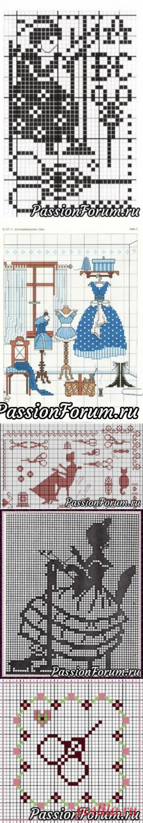 Схемы вышивки крестом. Для рукодельниц и о рукодельницах.