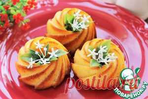 Маффины с апельсином и белым шоколадом - кулинарный рецепт
