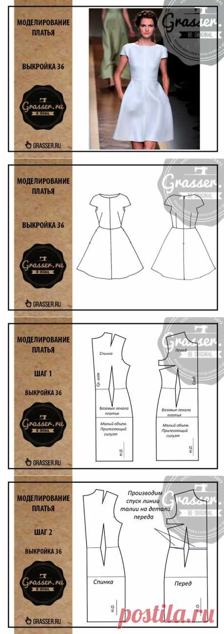 Уроки моделирования. Моделирование платья. | Бюро GRASSER