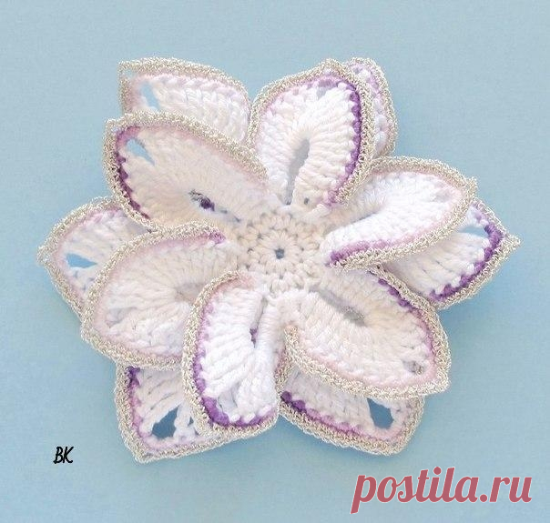 Красивый цветок. Мастер-класс
